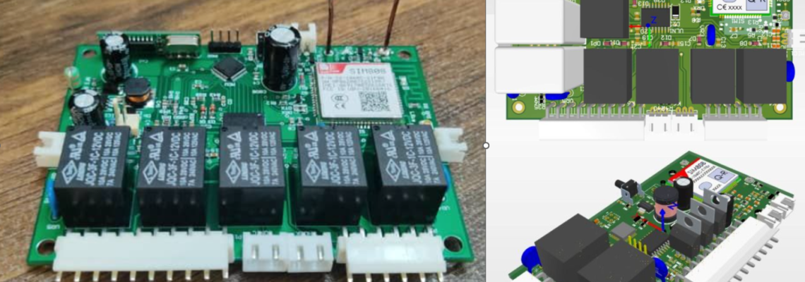 GSM/SMS Controller Board