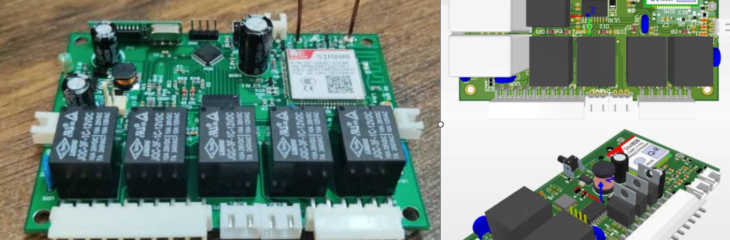 GSM/SMS Controller Board